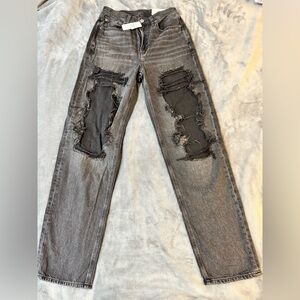 American Eagle Outfitters Gray Distressed Women's Jeans

#1371